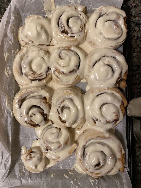 First Time Homemade From Scratch Cinnamon Rolls My Boyfriend And