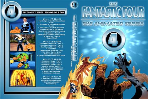 The Fantastic Four The Animated Series Tas Tv Dvd Custom Covers