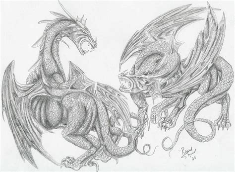 Two Dragons Fight By Drmario64 On Deviantart
