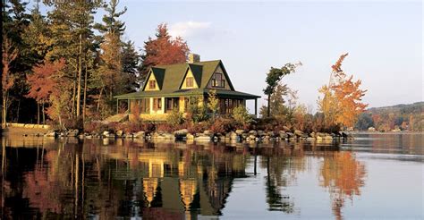 Cottage On A Point Lake House Lake Cottage Building A House