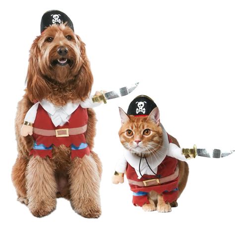 Vibrant Life Halloween Dog Costume And Cat Costume Pirate Size Extra