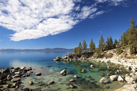 It straddles the border of california (west) and nevada (east) and is the second deepest lake in the united states. Lake Tahoe - Lake in California - Thousand Wonders