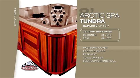 The 8 Foot Arctic Tundra Hot Tub Arctic Spas Youtube