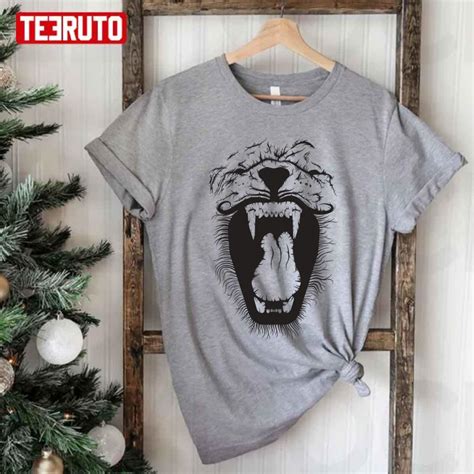 Scary Roar Artwork Unisex T Shirt Teeruto