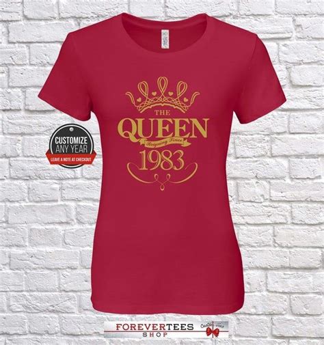 Queen Since 1983 36th Birthday 36th Birthday Ts For Women 36th
