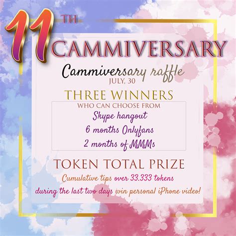 Tw Pornstars Ady Twitter 🔥11th Cammiversary Deals 🔥 Check Out The Raffle It Is 3 58 Pm