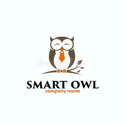 Smart Owl Logo Stock Vector Illustration Of Animal 222062753