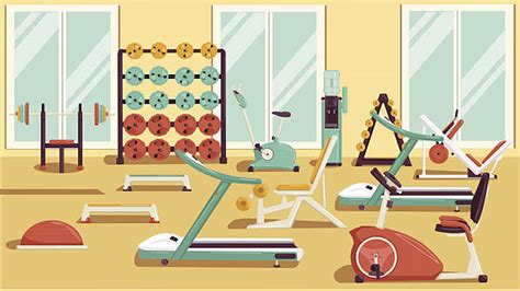 Gym Equipment Clip Art Vector Images And Illustrations Istock