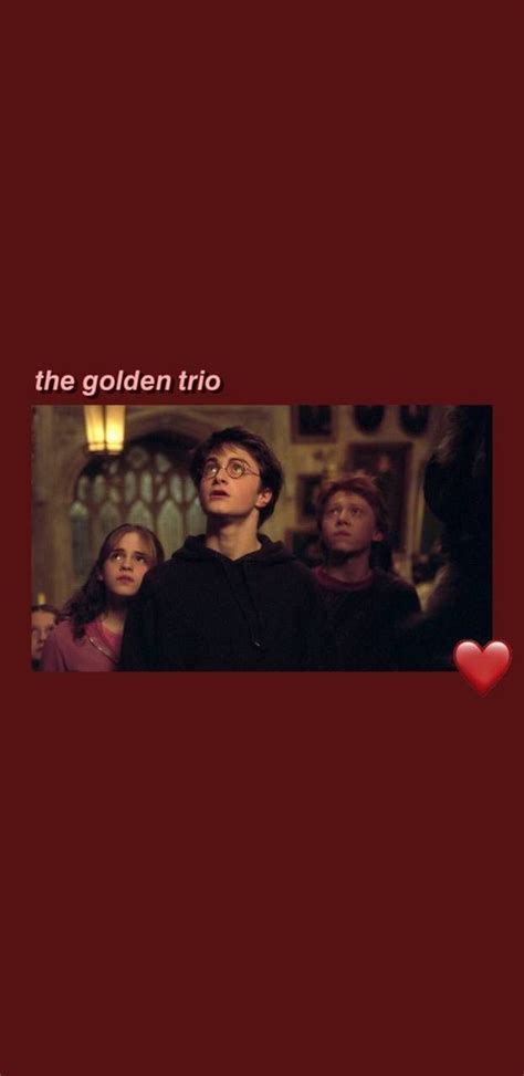 Harry Potter Golden Trio Wallpapers Wallpaper Cave