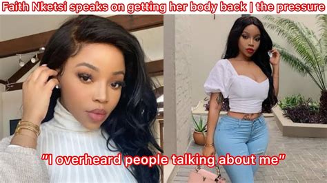 Faith Nketsi Is Pressured To Get Her Body Back Its Sad 🥺🥺💔 Youtube