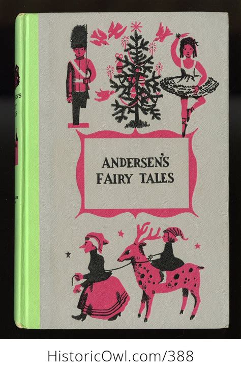 Vintage Andersens Fairy Tales Illustrated Book By Hans Christian