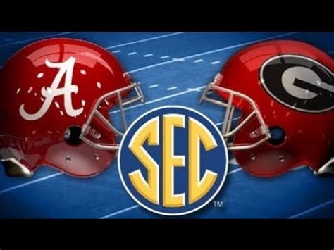 Sec Championship Game Georgia Vs Alabama Game Preview And Score