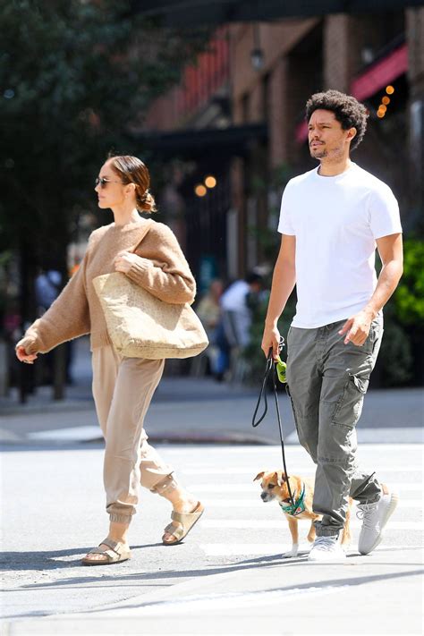 Minka Kelly And Boyfriend Trevor Noah Step Out For A Stroll With Their