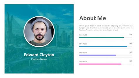 Personal cv powerpoint template ppt. About Me PowerPoint Slides in 2020 | Powerpoint slide ...