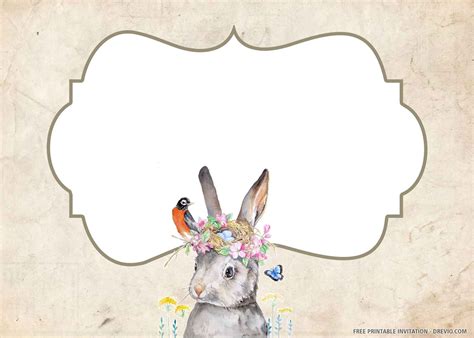 Brother creative center offers free, printable templates for cards & invitations. (FREE PRINTABLE) - Peter Rabbit Birthday Invitation Templates | Peter rabbit birthday, Birthday ...