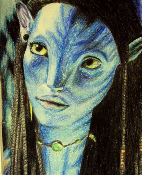 Image Dessin Neytiri Avatar Avatar Avatar Movie Painting