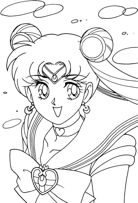 Sailor Moon Coloring Pages Coloring Pages For Girls Colouring Pages