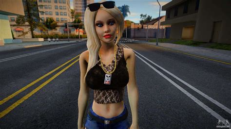 Blonde Girl Para Gta San Andreas