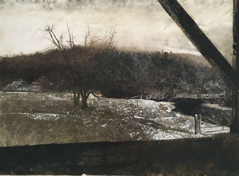 Andrew Wyeth River Valley1966 Photo From Original Taken In Museum