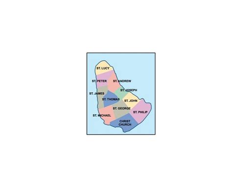 Barbados Presentation Map Digital Maps Netmaps Uk Vector Eps And Wall Maps Images And Photos