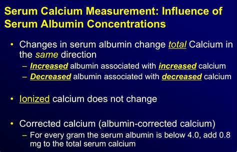 The normal albumin level is defaulted to 4 mg/dl standard units or 40 g/l if using si units. corrected calcium level - DriverLayer Search Engine