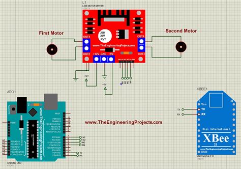 Dc Motor Direction Control With Arduino In Proteus The Engineering