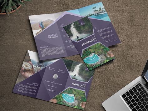 Tours And Travel Business Tri Fold Brochure Template Techmix