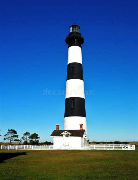 Bodie Island Lighthouse On North Carolina Outer Banks Stock Photo