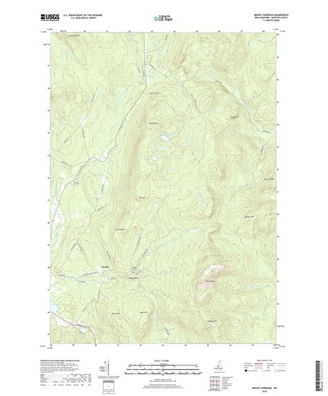 Mytopo Mount Cardigan New Hampshire Usgs Quad Topo Map