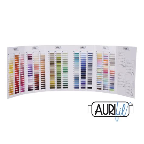 Aurifil Cotton Mako Colour Chart Aurifil Thread Quilting Thread