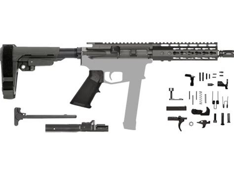 Cbc Induistries 9mm Ar 15 Complete Pistol Kit Minus Lower Reciever