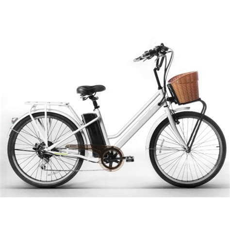 Front Basket 26 Inch Classic Ladies City Road Female Electric Bike