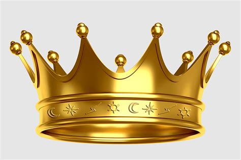Crown Gold Golden Crown Monarch Crown King Brass Jewelry Gold