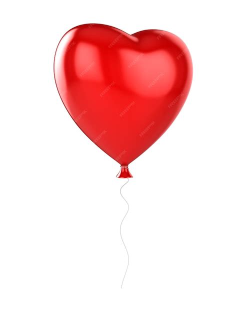 Premium Photo Red Heart Balloon