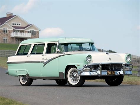 1956 Ford Country Sedan Station Wagon 8 Passengers Ford Fairlane Car