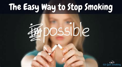 What Is The Easy Way To Stop Smoking For Good 123 Quit Smoking