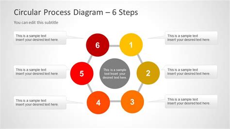Circular Process Diagram With 4 Steps For Powerpoint Slidemodel Vrogue