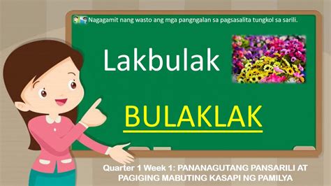 Filipino 4 Quarter 1 Week 1 Youtube
