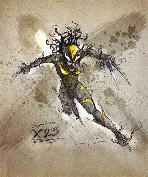 Symbiote Wolverine Venom X Men Collab Merch Spiderman Geek Stuff