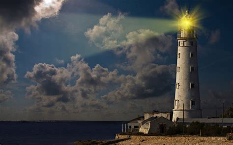 Free Download Lighthouse Widescreen Hd Wallpaper 1920x1200 For Your