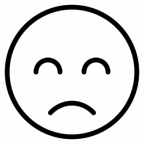 Avatar Emoticon Emotion Expression Face Mood Sad Icon Download
