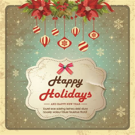 Christmas Cute Greeting Cards Design Vector Vectors Graphic Art Designs
