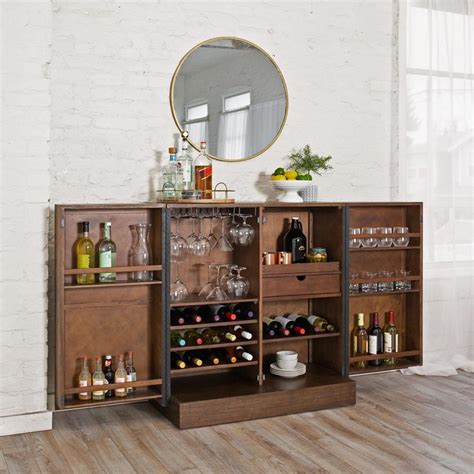 Pike And Main Amherst Chevron Accent Bar Console Costco Uk