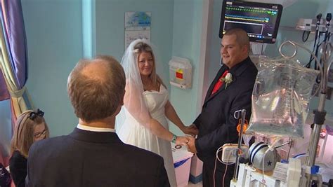 kristi and justin nelson were married nov 11 2014 in the neonatal intensive care unit at cook