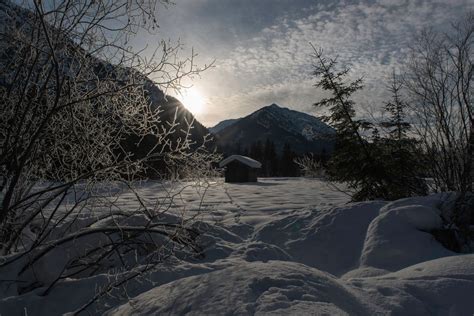 Haus Im Schnee Foto And Bild Deutschland Europe Bayern Bilder Auf