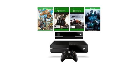 Microsoft Xbox One Wkinect And 4 Games