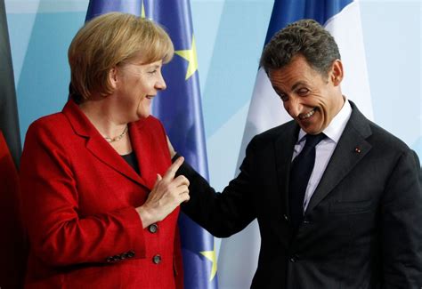 Finanzmarktsteuer Und Eu Wirtschaft Merkel Und Sarkozy Seit An Seit