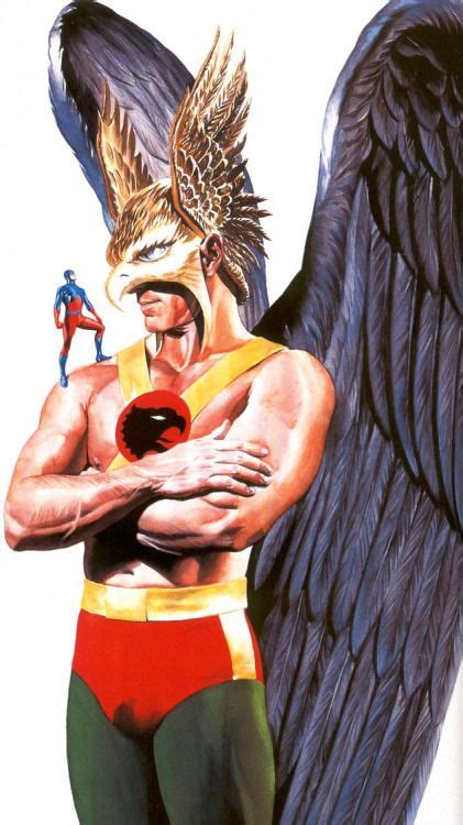 Hawkman And The Atom Alex Ross Alex Ross Hawkman Superhero Comic