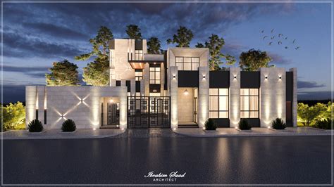 Modern Villa Abu Dhabi On Behance