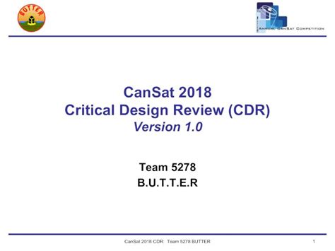 pdf critical design review cdr cansat docs teams cansat2018 5278